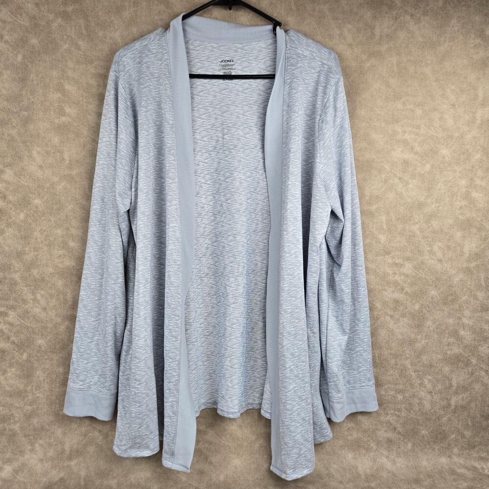 Jockey Athleisure Open Front Cardigan 2X  XXL